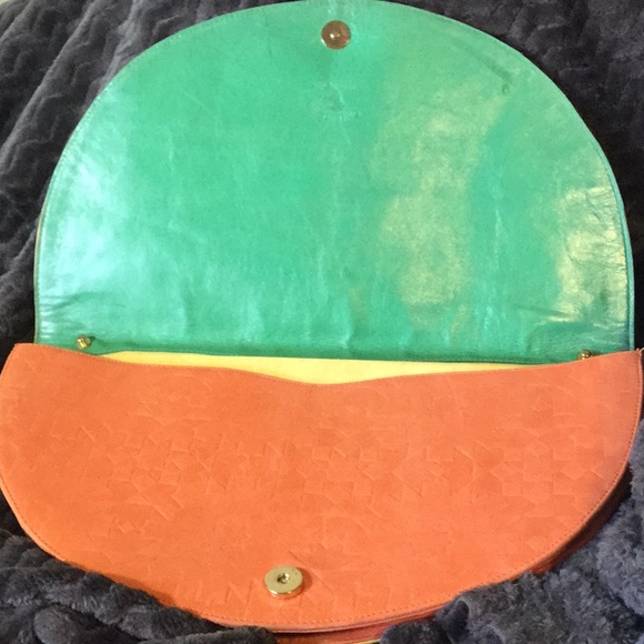 Vintage Vasilis for Trotting leather purse clutch - Picture 3 of 6